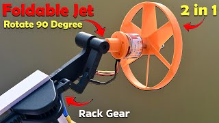 High Speed Foldable Jet | 2 in 1 Propeller with Rack Gear