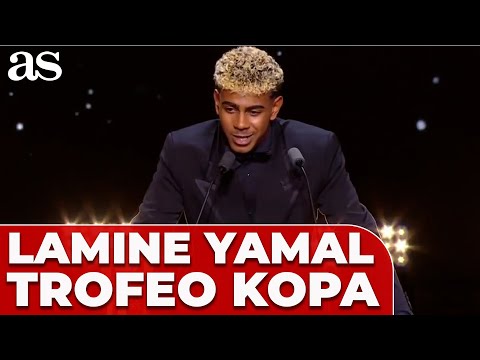 LAMINE YAMAL gana el TROFEO KOPA 2025: DISCURSO COMPLETO | BALÓN DE ORO