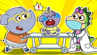 🩺 Dr. Sparkle vs Dr. Poem! 🏥 Cardboard Hospital Showdown 📦 Fire Spike Kids Stories