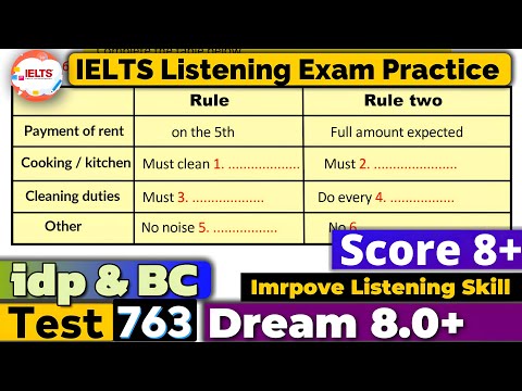 IELTS Listening Practice Test 2025 with Answers | Exam - 763 | ielts listening
