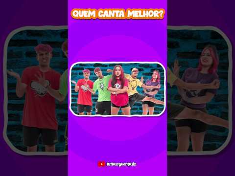 DESAFIO DOS ROSAS | QUEM CANTA MELHOR? #quiz #drburguerquiz
