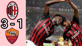 Милан 3-1 Рома. Обзор Матча. Серия А.