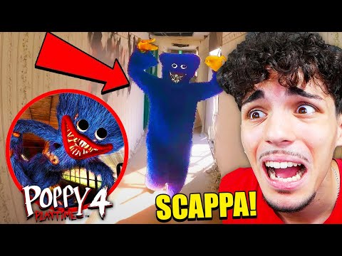 NON FARTI PRENDERE DA HUGGY WUGGY di NOTTE!😱 SE LO VEDI SCAPPA! (POPPY PLAYTIME CAPITOLO 4)