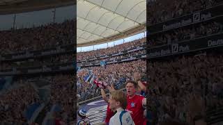 HSV Fans in Frankfurt!💙🤍🖤