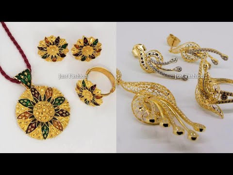 Gold Pendant Set Design Collection