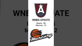 wnba update:august 2, 2025 atlanta dream-95 Vs phoenex mercury-72 #wnba #dream #mercury