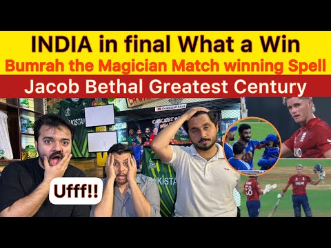 Bumrah The Magician INDIA in Final what a win Jacob bethal 100 | IND vs ENG Greatest semi final