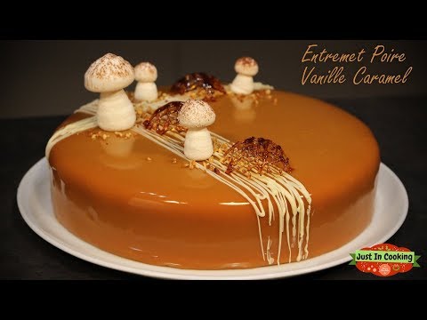 ❅ Recette d'Entremets Poire Vanille Caramel ❅
