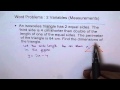 Triangle Properties and Equation Solving
