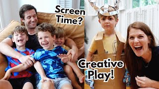 How we do interactive screen time as a family of 7!