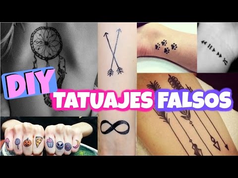 DIY | Como Hacer Tatuajes Falsos en Casa y que Parezcan Reales | NatyGloss