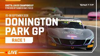 LIVE | Race 1 | Donington Park | Ginetta Junior Championship powered by Sunoco Race Fuels