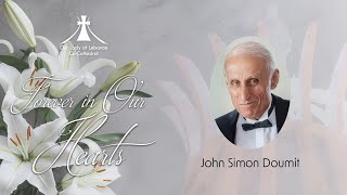 Funeral Service for the late John Simon Doumit  | Tuesday 23rd of  December 2025  at 10:00 am