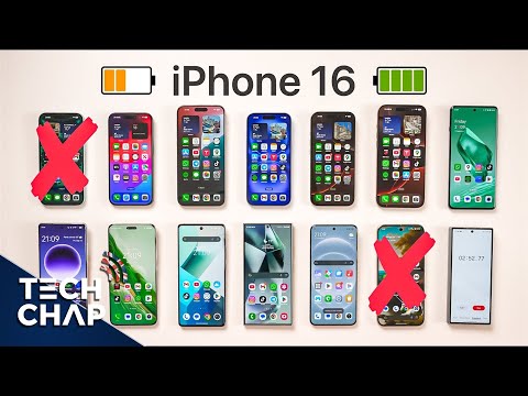 iPhone 16 Pro Max vs 16 Pro vs 16 vs... Everything Else! [BATTERY TEST]