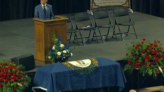 YouTube video thumbnail: Gov. Andy Beshear, Kentucky State Police and Hundreds Mourn Trooper Hayden Phillips