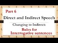 Indirect Speech and Interrogative Sentences