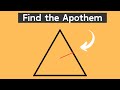 Understanding Apothem in Equilateral Triangles
