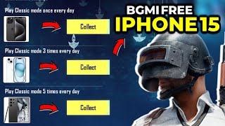 😱BGMI FREE IPHONE 15 🔥 GET FREE SAMSUNG GALAXY 24 & IPHONE 16 IN BGMI NEW EVENT