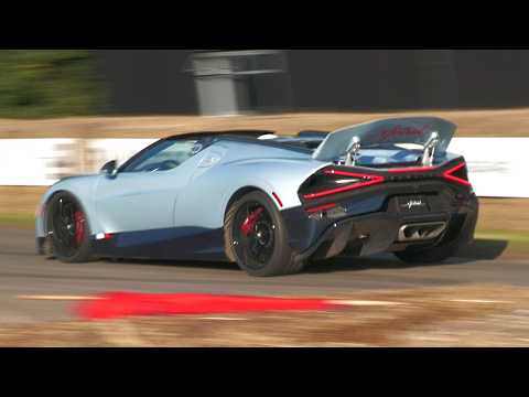 $5.0 Million Bugatti W16 Mistral - Full Send at Goodwood Festival of Speed 2024!