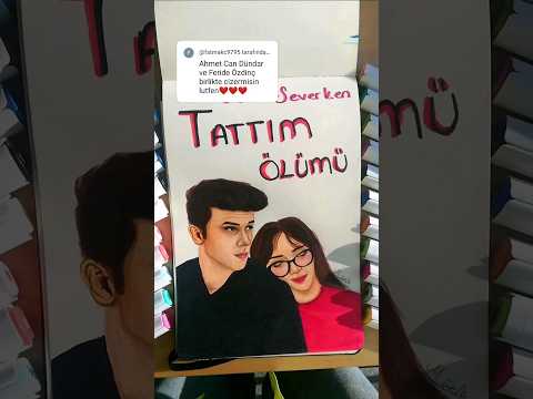 Ahmet Can Dündar ve Feride Özdinç çizimim 💌 ArtMery #shorts