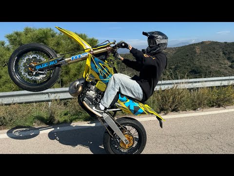 Probando la Suzuki RM250 Supermotard por Primera Vez