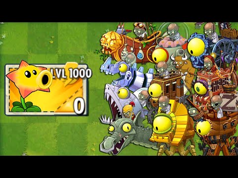 All PREMIUM Plants LEVEL 1000 vs All Final Boss - Plants vs Zombies 2 Mod