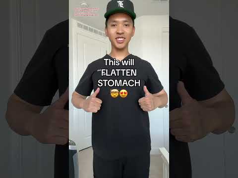 FLATTEN YOUR STOMACH with 1 easy trick! 🤯 #diy #satisfying #shorts
