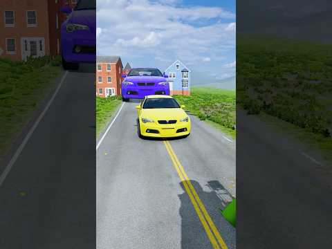 Small to Giant car vs hammer #shorts #beamngdrive #automobile