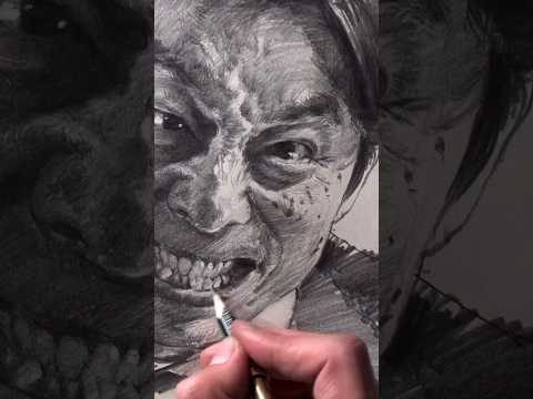 Gong Yoo Speed Drawing | Squid Game Season 2  #art #drawing #squidgame