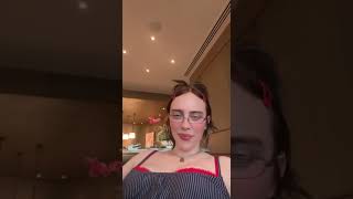 ⭐️Billie shares Tik Tok videos in Australia #australia #billieeilish