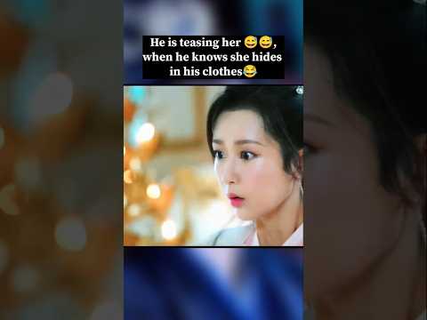 ๐She hides in his clothes ๐๐#ashesoflove #yangzi #chinesedrama #cdrama #shortsfeed #shortsvideo