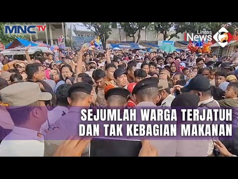 Ribuan Orang Desak-Desakan Rebutan Makanan Gratis di Karawang | LIP | 22/02