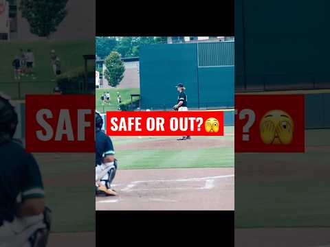 WE THINK THE UMPIRE GOT THIS CALL RIGHT👏DO YOU AGREE? #shorts #baseball #highschoolsports