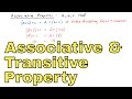 Properties of Equality and Operations