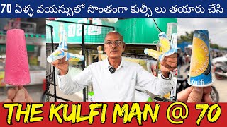 At the Age of 70 ! 10 Flavours of Kulfis at Kulfi Ghar | Hyderabad | Kulfi Lovers Don't Miss It