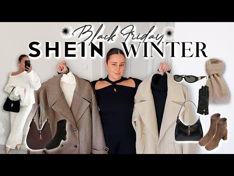 SHEIN WINTER HAUL 2024 - #1 Winter Wardrobe Basics & Outfit Ideas! *BLACK FRIDAY*