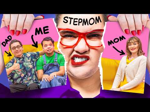 Mom Vs Stepmom | Good Vs Bad Mom Funny Home Hacks Gadgets & Parenting Situations