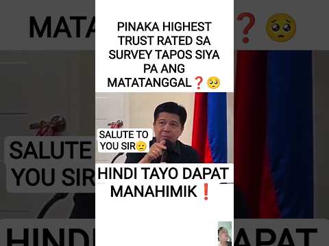 PINAKA HIGHEST TRUST RATED SA SURVEY TAPOS SIYA PA MATANGGAL #saraduterte #impeachment #shorts