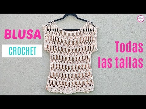 COMO TEJER BLUSA A CROCHET | HANDWORK DIY