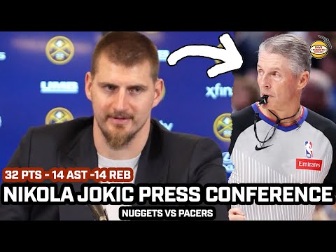 Nikola Jokic Says He's DONE Arguing With Refs After 32-14-14 Game in Nuggets WIN vs Pacers