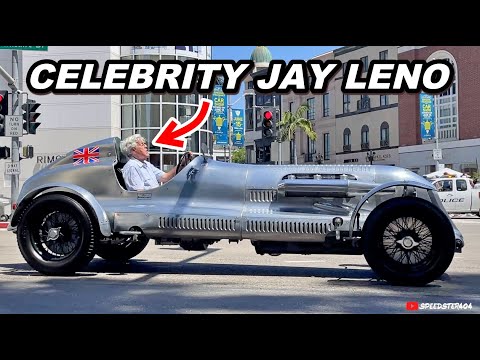 Celebrity Jay Leno + Hypercars in Beverly Hills! Bugatti Chiron, Temerario, Reveulto, 918, Huayra