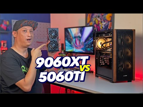 Budget minim RAKIT 9060XT  & compare 5060 TI 16GB pake 2 proc 9800x3d + 8700F