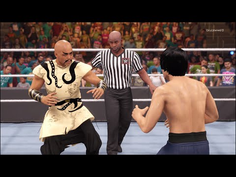 WWE 2K22 - Wu Snakestyle vs. Bruce Lee - Dragon Fights 🔥🐲