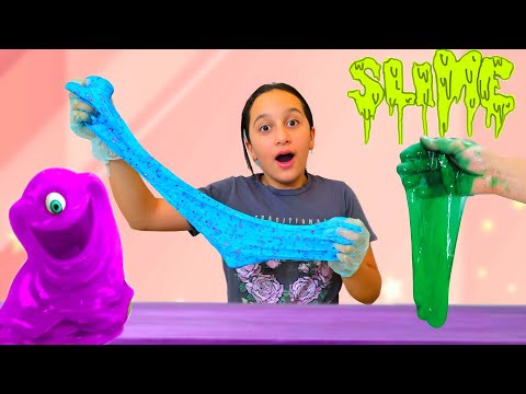 JE FAIT DU SLIME GÉANT EN 5 MINUTES.#sistersalipour #luniversdediana #slime