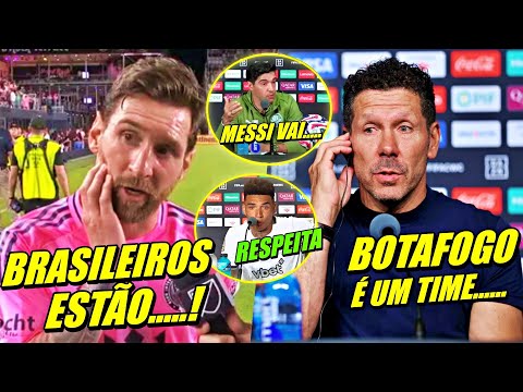 INSANO !! MESSI E SIMEONE MANDARAM ESSA AOS BRASILEIROS ! B0TA E PARlS CLASSIFICADOS E MAIS