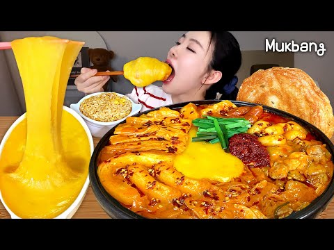 도파민 폭발!!🔥요즘 난리난 "마라떡찜"!! 매콤꾸덕한 찐 마라로제에 달콤한 단호박떡 퐁듀의 대환장 꿀조합❤️