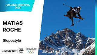 JO 2026 - De jolies figures pour le Français Matias Roche mais pas de finale de slopestyle