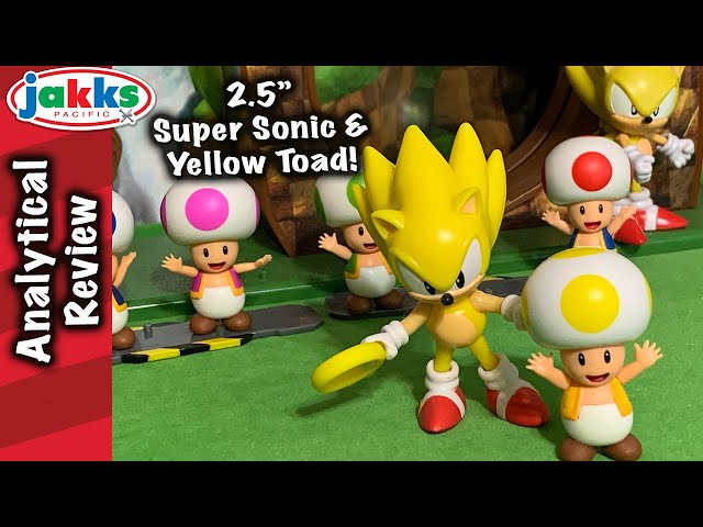 2.5" Super Sonic & Yellow Toad Review