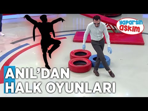 Anıl'dan Yarışırken Halk Oyunları Performansı | Yaparsın Aşkım