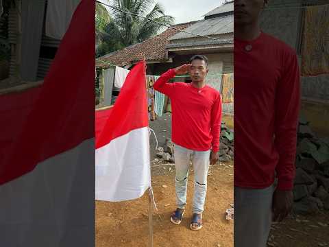 pengibaran bendera merah putih